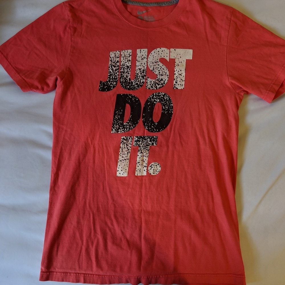 Retro Nike "Just Do It" Casual T-shirt Mens Small